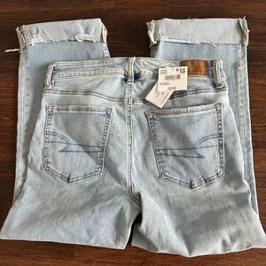 American Eagle Outfitters Luxe Stretch Light Blue Jeggings (slightly cropped)